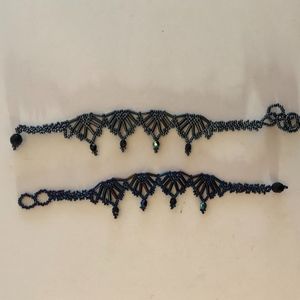 Two Handmade Beaded Guatemala Bracelets